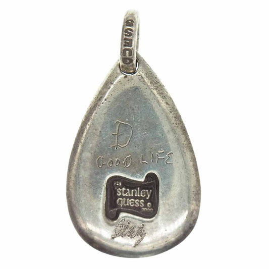STANLEY GUESS スタンリーゲス ウッド ティアドロップ ペンダントトップ【中古】