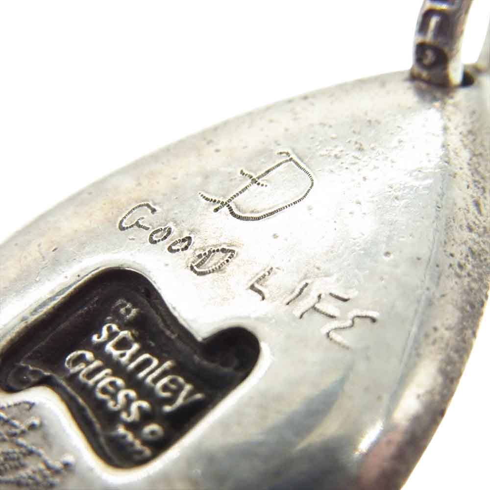 STANLEY GUESS スタンリーゲス ウッド ティアドロップ ペンダントトップ【中古】