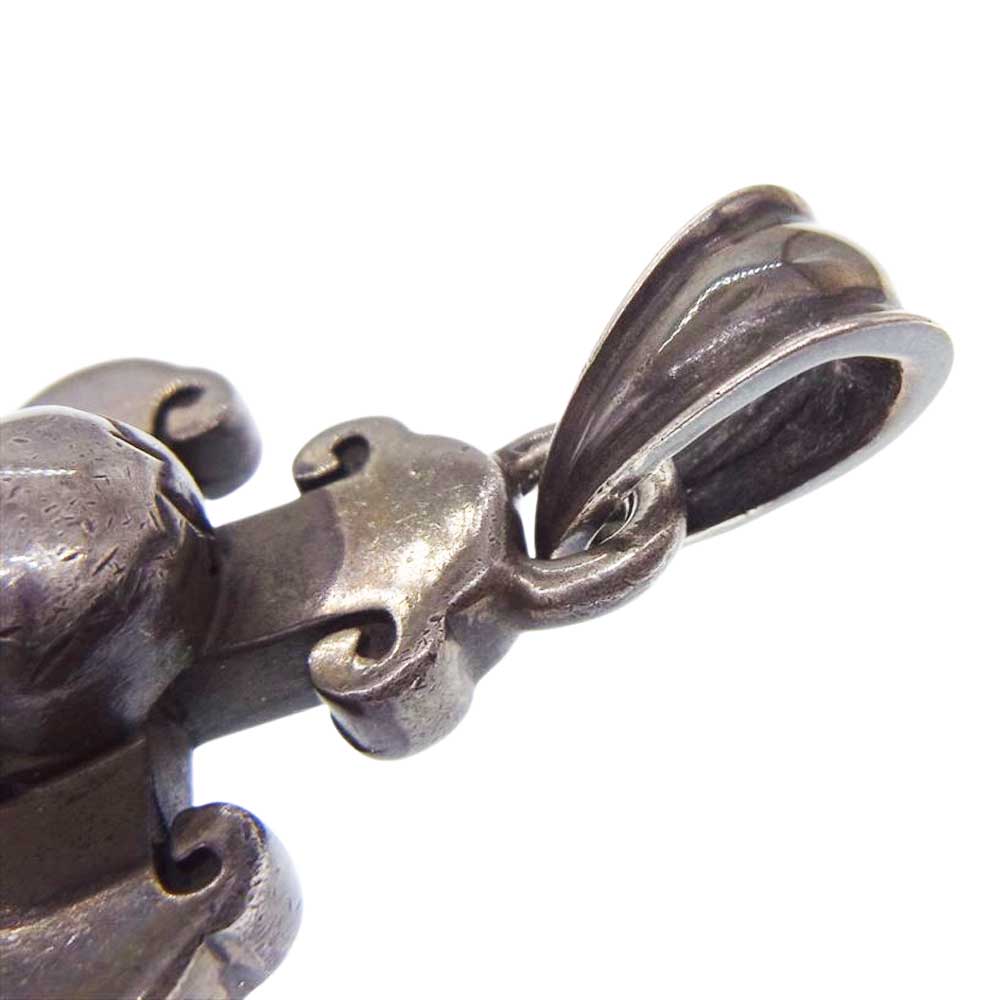 STANLEY GUESS スタンリーゲス スカル クロス ペンダントトップ シルバー系【中古】