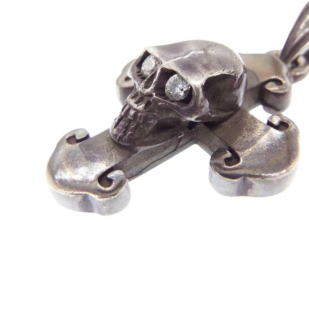 STANLEY GUESS スタンリーゲス スカル クロス ペンダントトップ