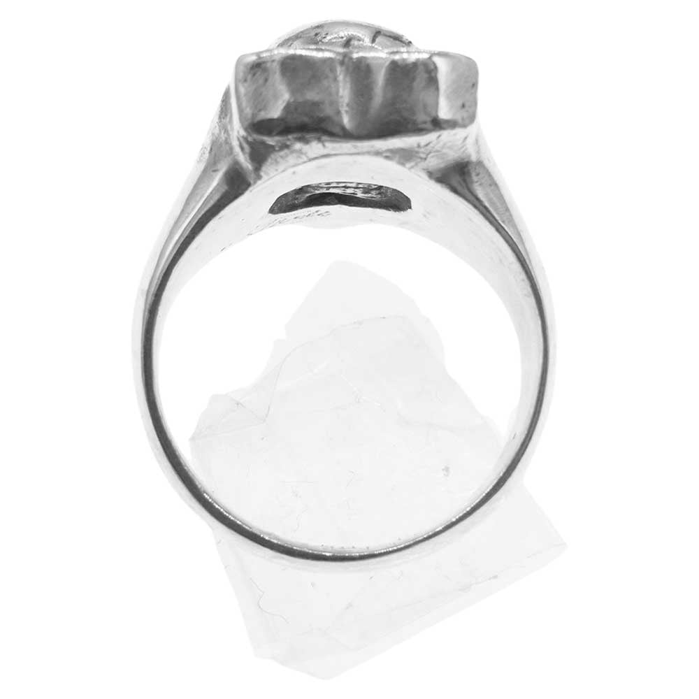 STANLEY GUESS スタンリーゲス ラージスカル ギター リング シルバー系 20号【中古】