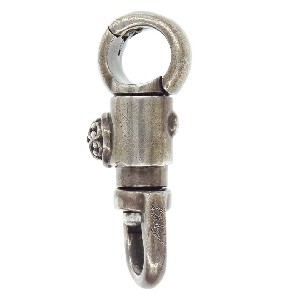 STANLEY GUESS スタンリーゲス フィリグリー バレルクリップ スモール キーチェーンクリップ シルバー系【中古】