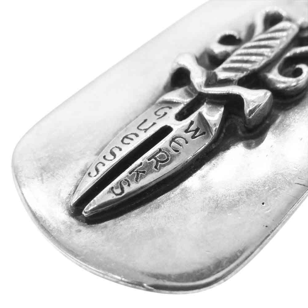 STANLEY GUESS スタンリーゲス ダガー ドッグタグ ラージ ペンダントトップ シルバー系【中古】