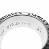 STANLEY GUESS スタンリーゲス ファックゼム スカル バンド リング シルバー系 21号【中古】