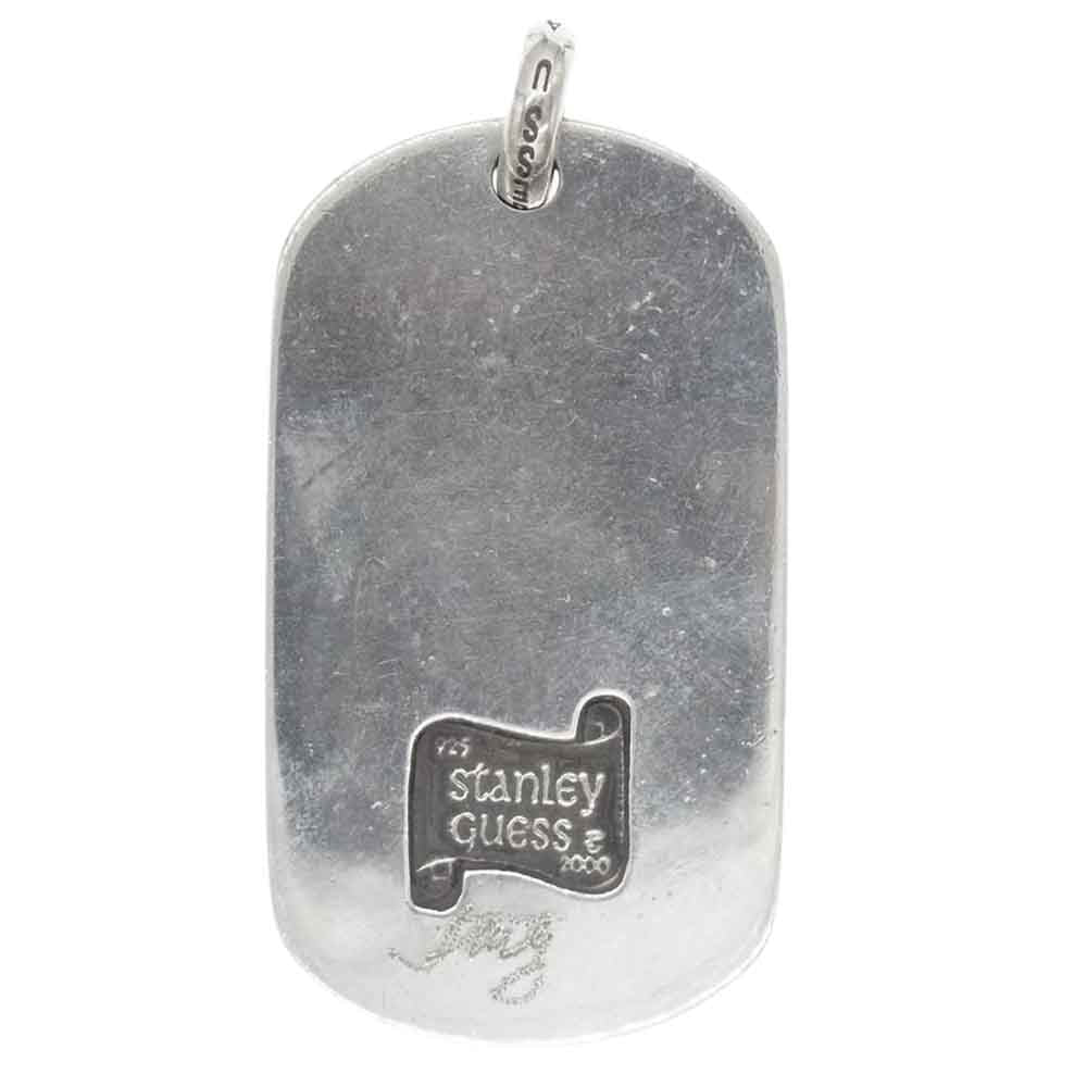 STANLEY GUESS スタンリーゲス ウッド ドッグタグ ラージ ペンダント