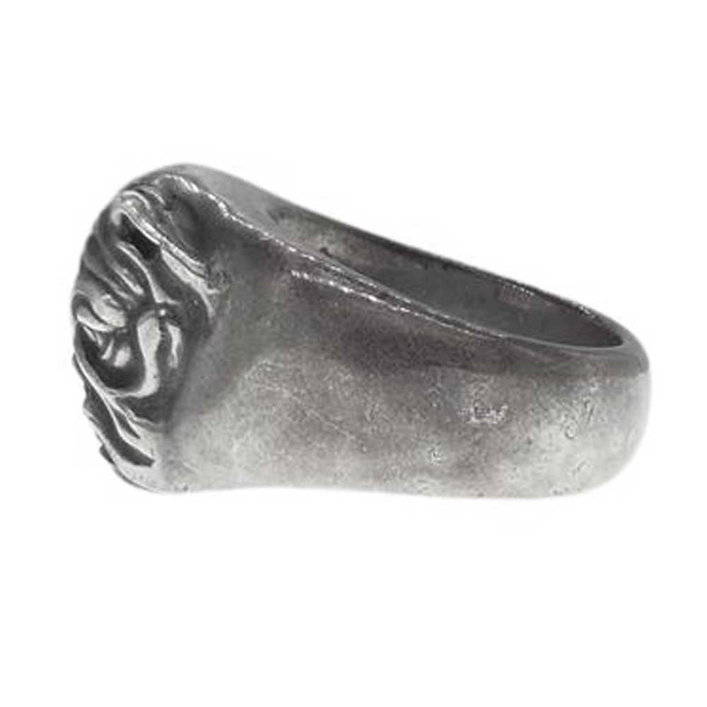 STANLEY GUESS スタンリーゲス ブルドッグ リング シルバー系 19号【中古】