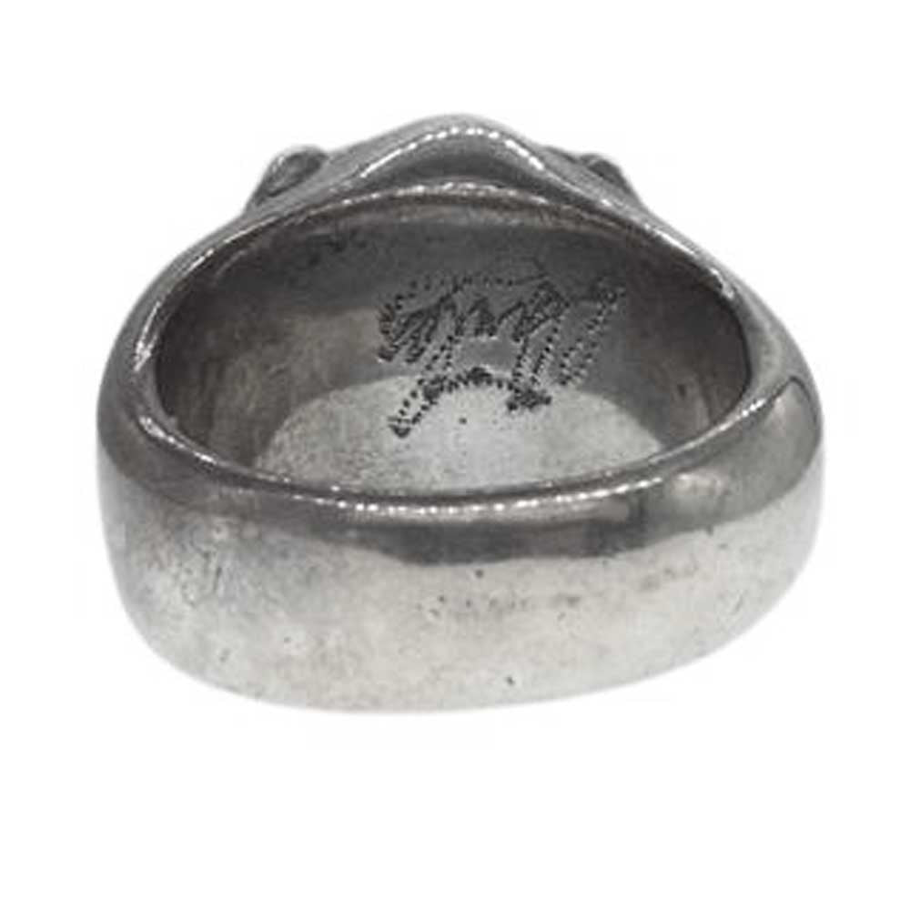 STANLEY GUESS スタンリーゲス ブルドッグ リング シルバー系 19号【中古】