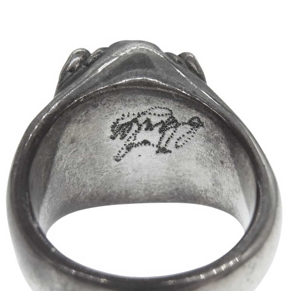 STANLEY GUESS スタンリーゲス ブルドッグ リング シルバー系 19号【中古】