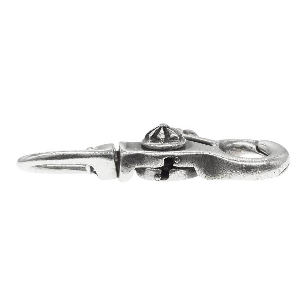 STANLEY GUESS スタンリーゲス ファンクロス スカルクリップ キーチェーンクリップ シルバー系【中古】