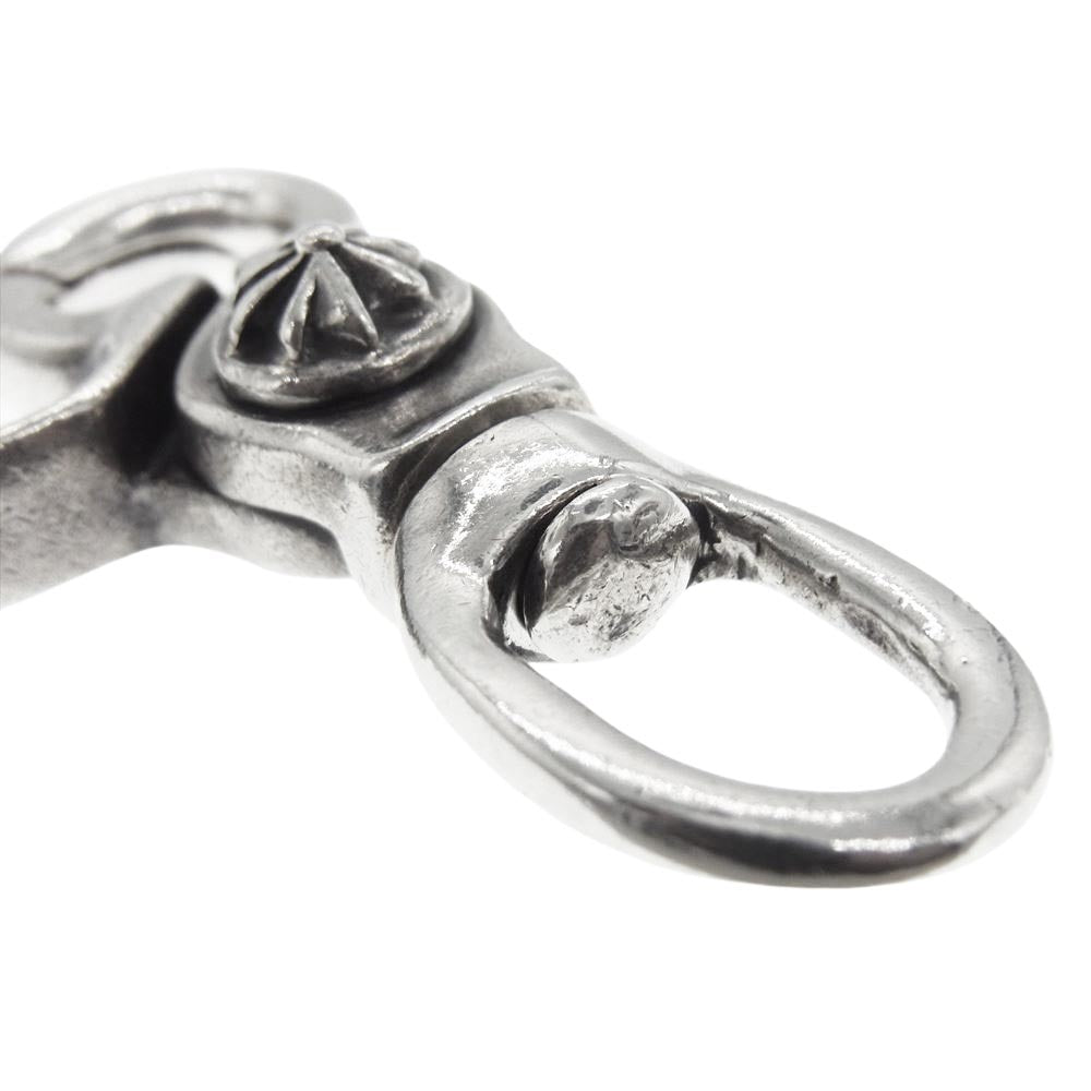 STANLEY GUESS スタンリーゲス ファンクロス スカルクリップ キーチェーンクリップ シルバー系【中古】