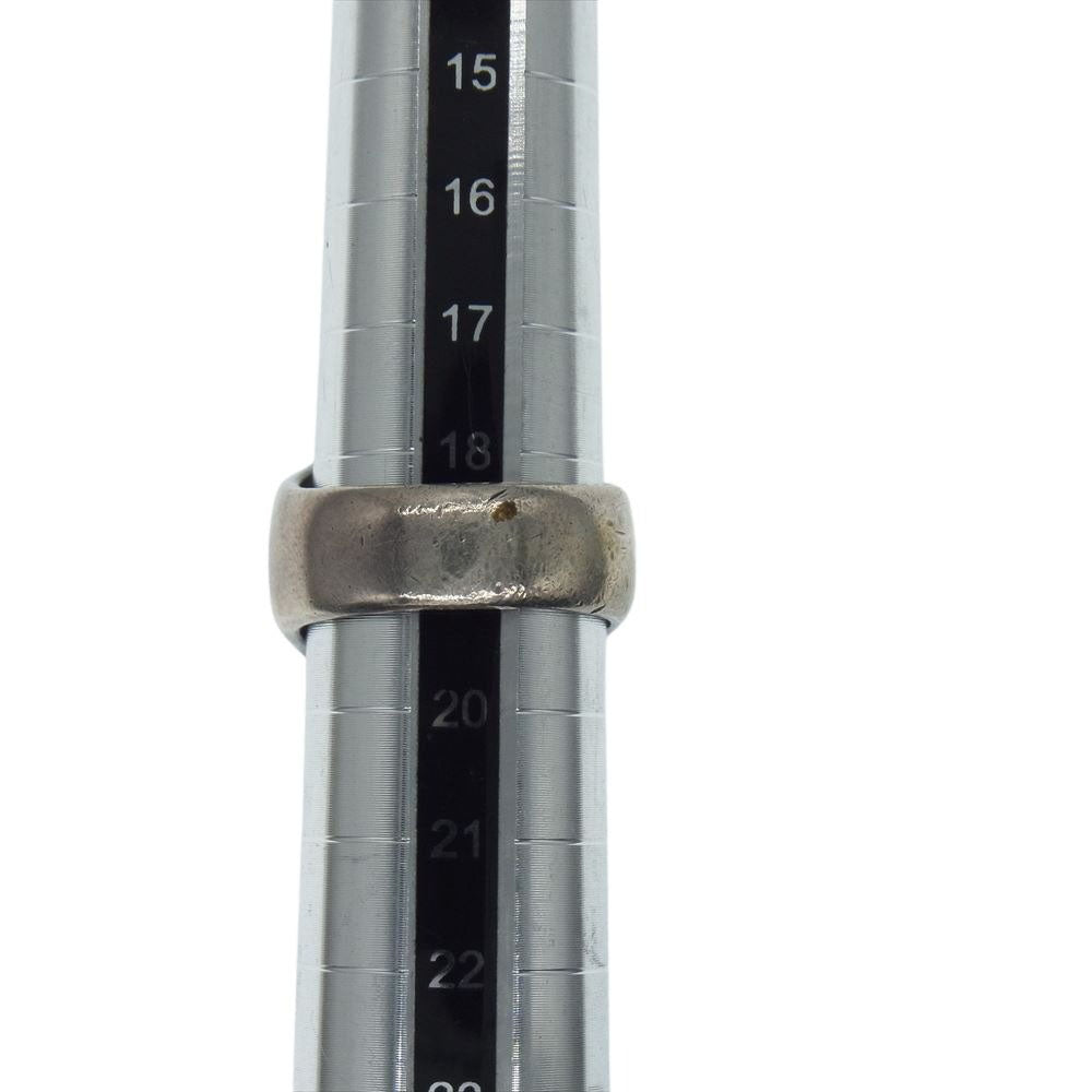 STANLEY GUESS スタンリーゲス エクストララージ スカル リング シルバー系 19号【中古】