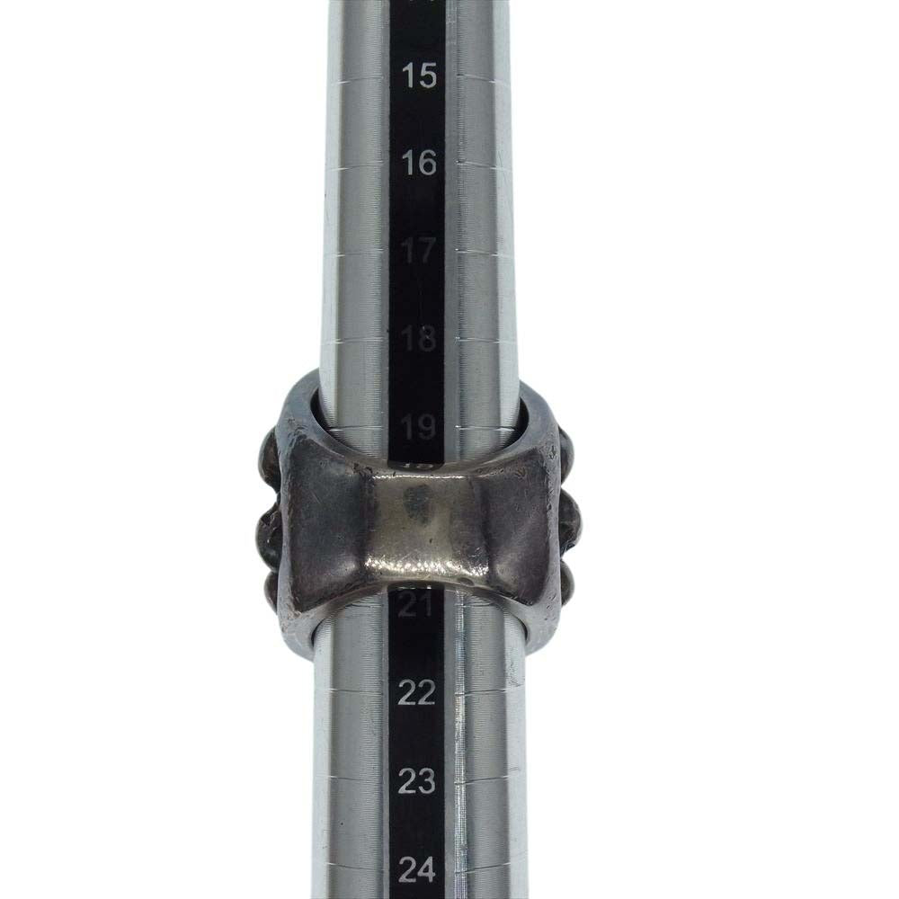 STANLEY GUESS スタンリーゲス マルチスカル オーバル リング シルバー