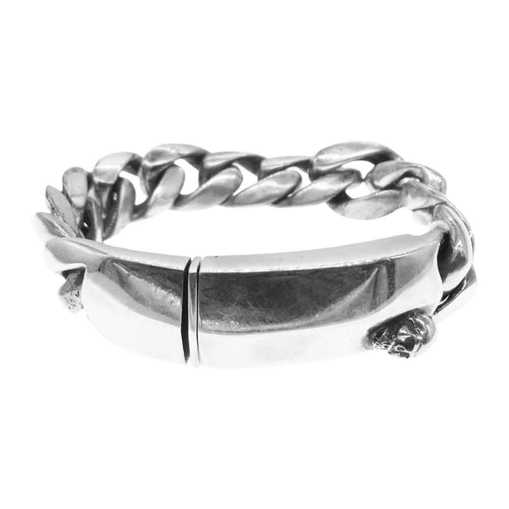 Ghost ゴースト スカルファントムID クラシックリンク ブレスレット 11Link シルバー系【中古】