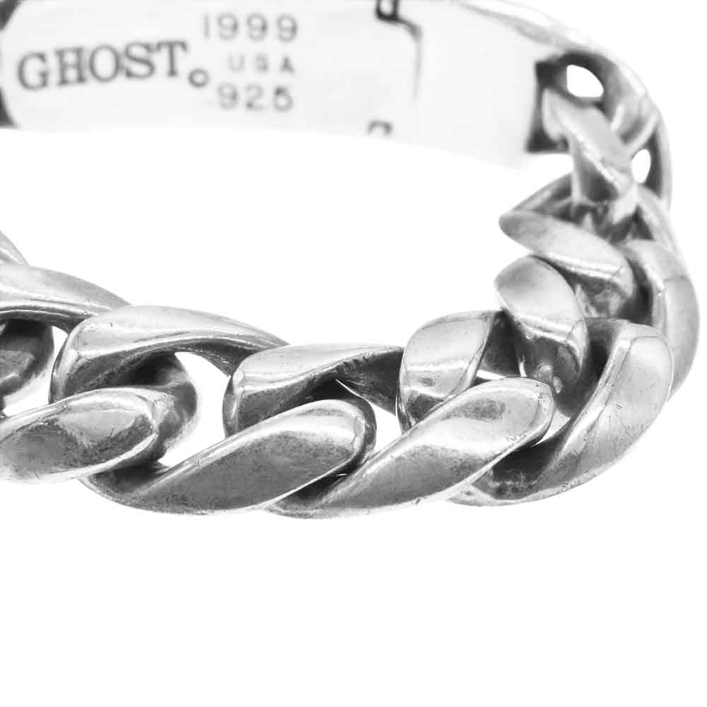 Ghost ゴースト スカルファントムID クラシックリンク ブレスレット 11Link シルバー系【中古】