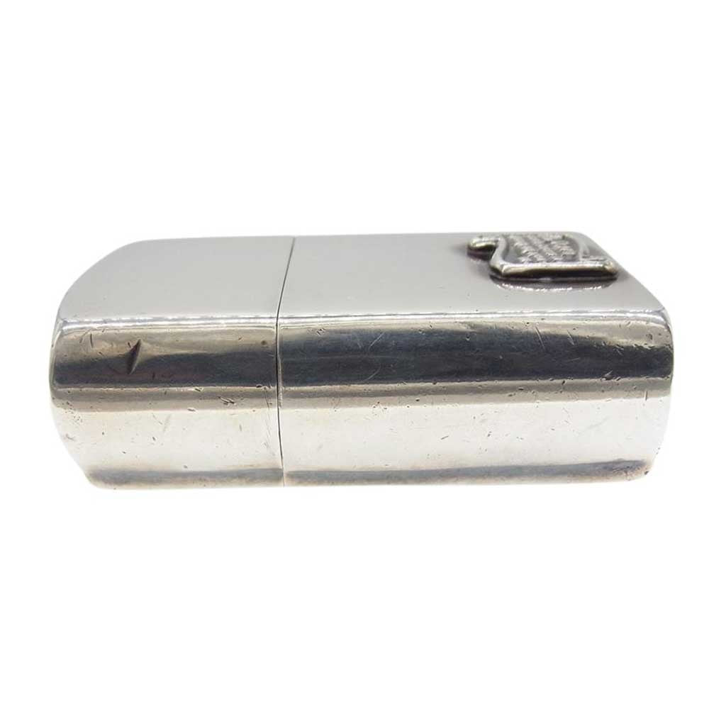 STANLEY GUESS スタンリーゲス スカルヒンジ ウッド ジッポライターケース Zippo シルバー系【中古】