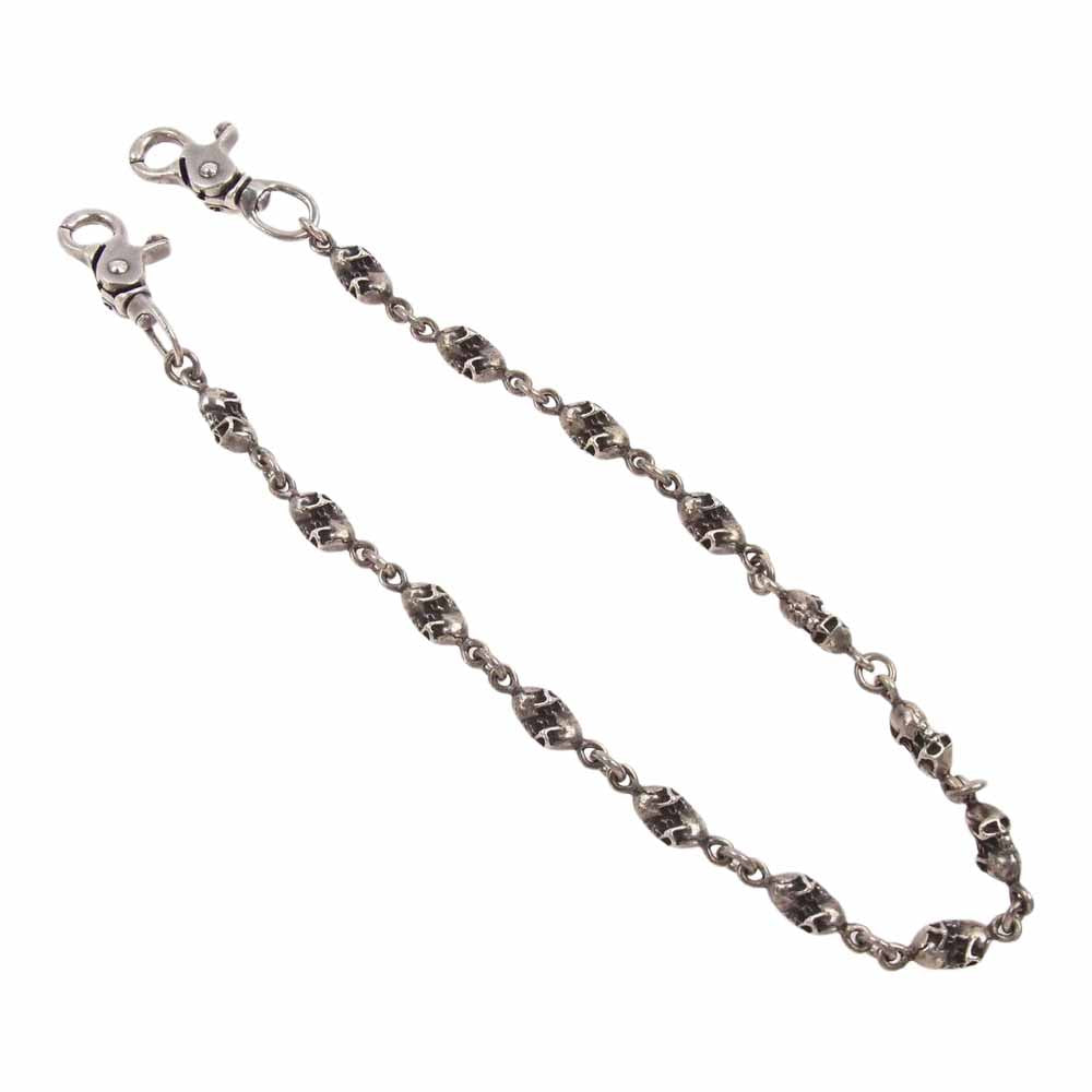 STANLEY GUESS 10LINK 2クリップ ウォレットチェーン STANLEY GUESS スタンリーゲス 2クリップ スカルクリップ オールスカル