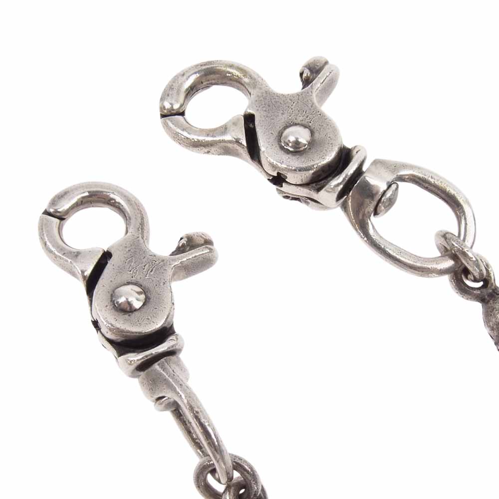 STANLEY GUESS 10LINK 2クリップ ウォレットチェーン STANLEY GUESS スタンリーゲス 2クリップ スカルクリップ オールスカル