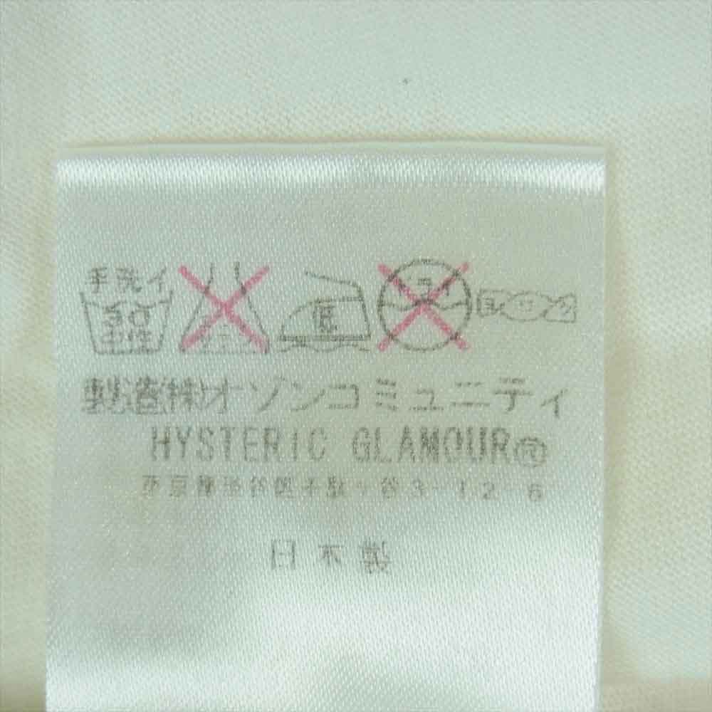 HYSTERIC GLAMOUR ヒステリックグラマー アンディウォーホール バックプリント 長袖 ロングスリーブ Tシャツ ホワイト系 サイズ表記なし【中古】