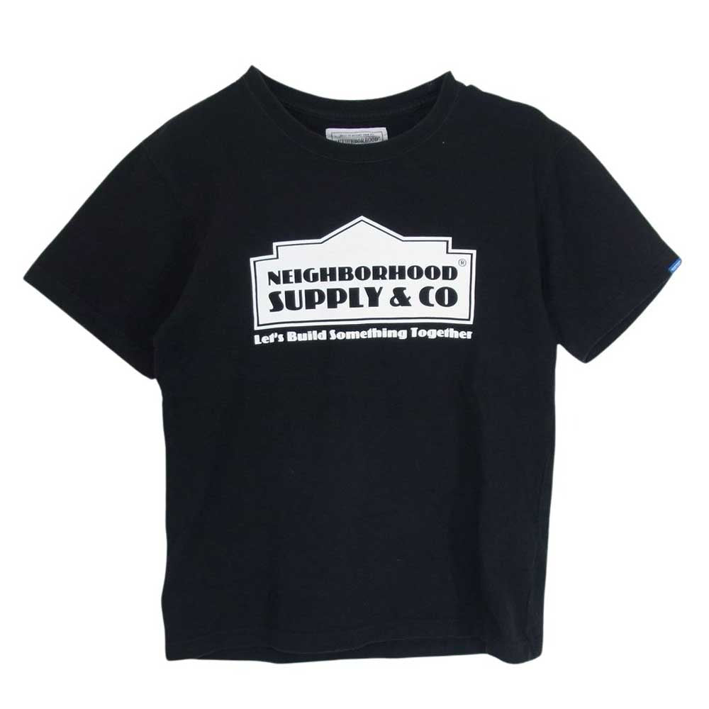 NEIGHBORHOOD ネイバーフッド NH TEE-9 プリント 半袖 Tシャツ ブラック系 S【中古】