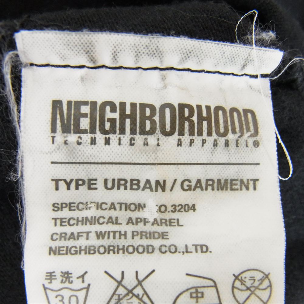 NEIGHBORHOOD ネイバーフッド NH TEE-9 プリント 半袖 Tシャツ ブラック系 S【中古】