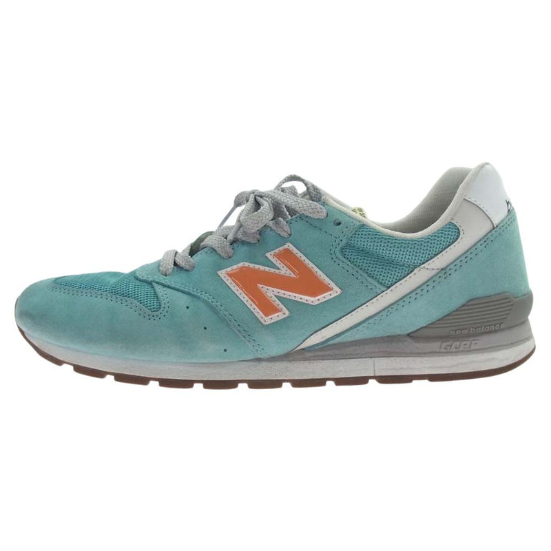 NEW BALANCE ニューバランス CM996URB 996 スエード メッシュ ローカット スニーカー ブルー系 27cm【中古】