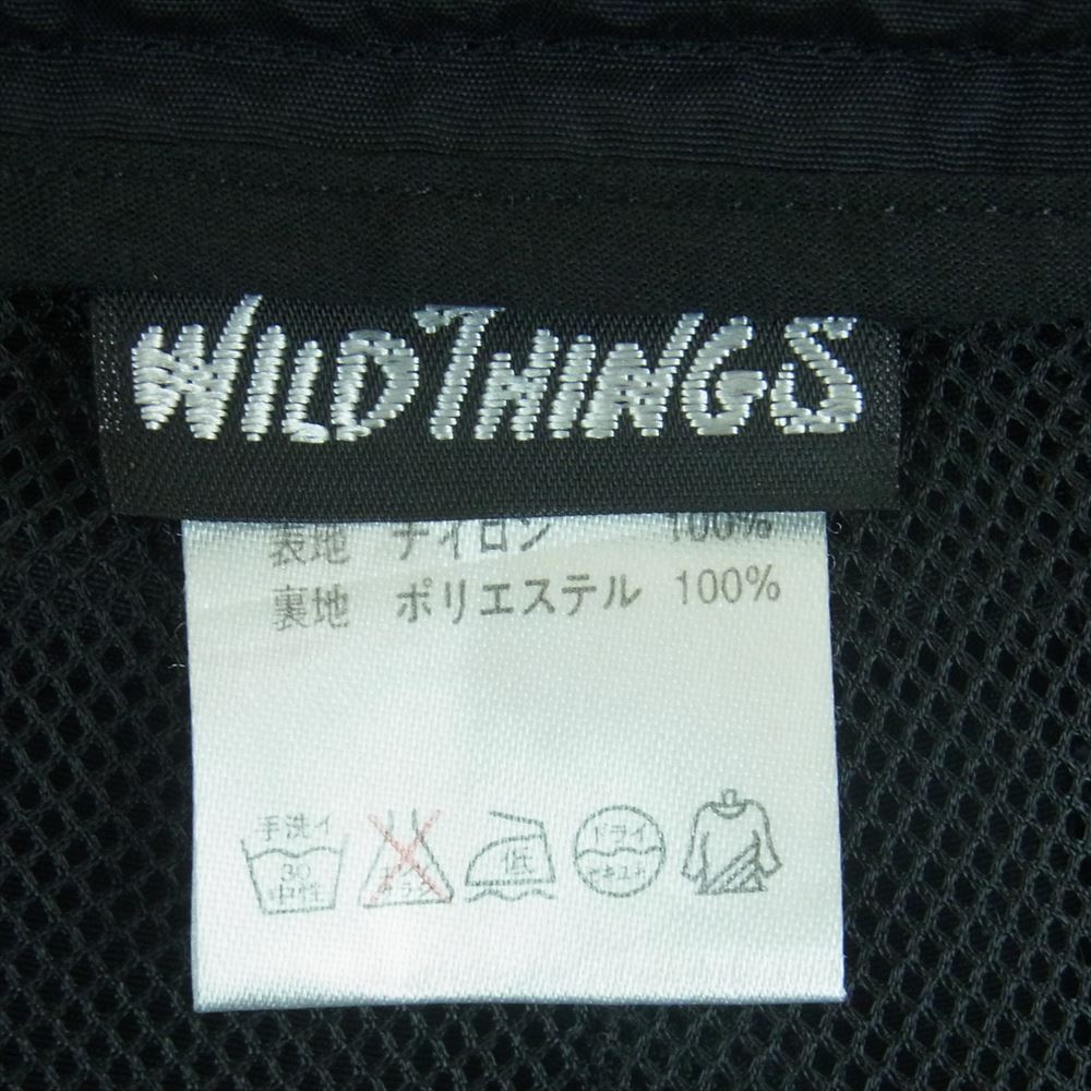 WILDTHINGS ワイルドシングス ナイロン パンツ 中国製 ブラック系 M【中古】