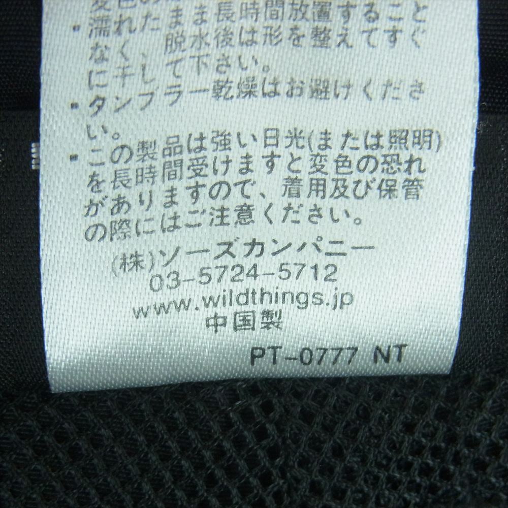 WILDTHINGS ワイルドシングス ナイロン パンツ 中国製 ブラック系 M【中古】