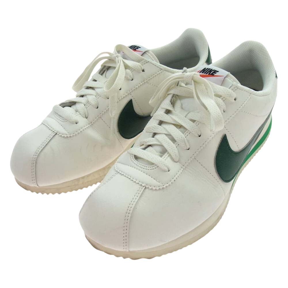 NIKE ナイキ WMNS Cortez Gorge Green and Malachite ウィメンズ コルテッツ ゴージグリーン アンド マラカイト スニーカー ホワイト系 グリーン系 28cm【中古】