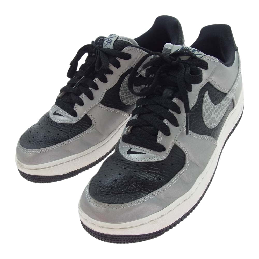 NIKE ナイキ DJ6033-001 Air Force 1 Low Silver Snake  エアフォース1 ロー シルバースネーク スニーカー シルバー系 ブラック系 27cm【中古】