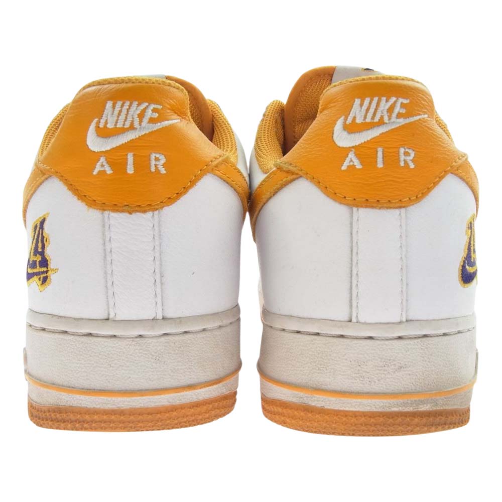 NIKE ナイキ 845053-103 AIR FORCE 1 LOW RETRO LA WHITE エアフォース1 ロー レトロ ロサンゼルス スニーカー ホワイト系 オレンジ系 26.5cm【中古】