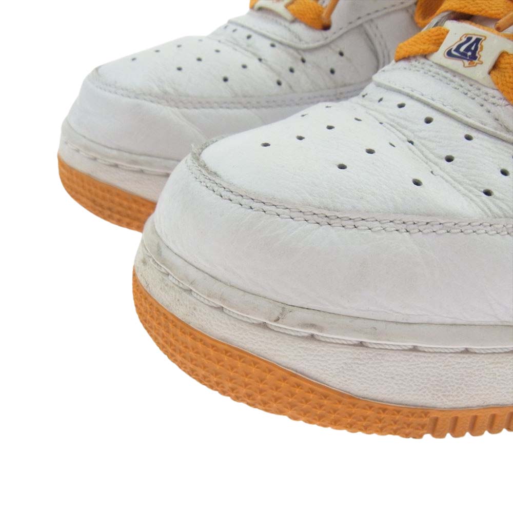 NIKE ナイキ 845053-103 AIR FORCE 1 LOW RETRO LA WHITE エアフォース1 ロー レトロ ロサンゼルス スニーカー ホワイト系 オレンジ系 26.5cm【中古】