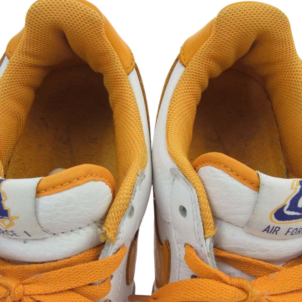 NIKE ナイキ 845053-103 AIR FORCE 1 LOW RETRO LA WHITE エアフォース1 ロー レトロ ロサンゼルス スニーカー ホワイト系 オレンジ系 26.5cm【中古】