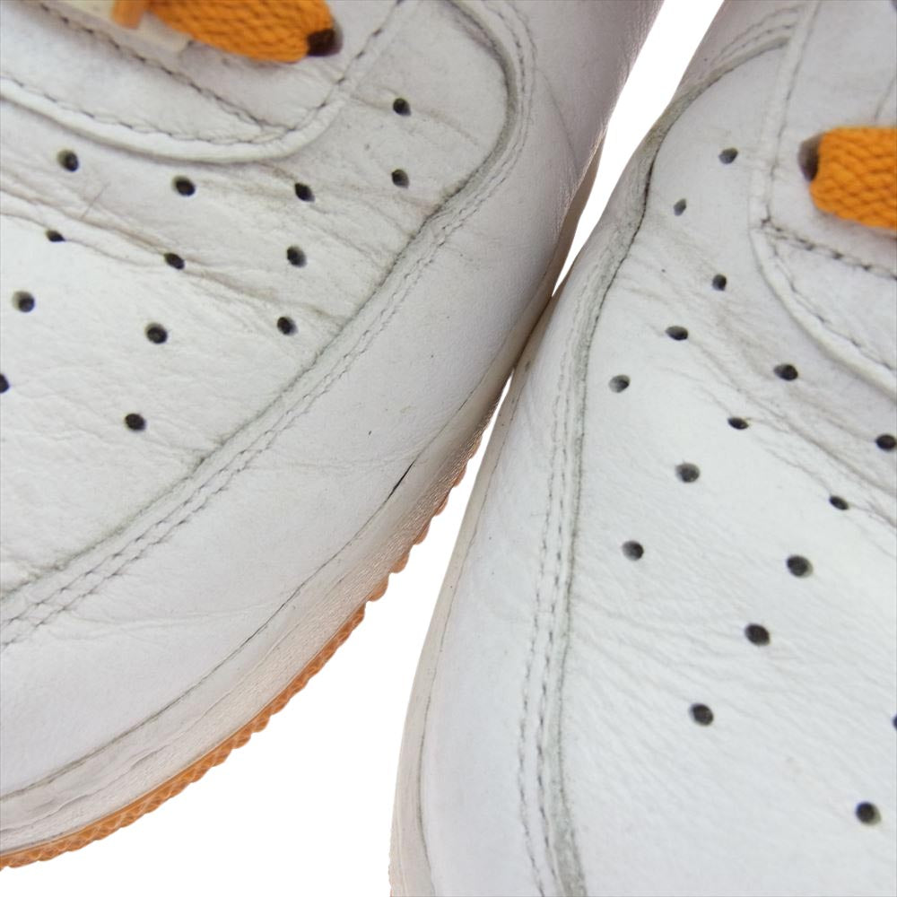 NIKE ナイキ 845053-103 AIR FORCE 1 LOW RETRO LA WHITE エアフォース1 ロー レトロ ロサンゼルス スニーカー ホワイト系 オレンジ系 26.5cm【中古】
