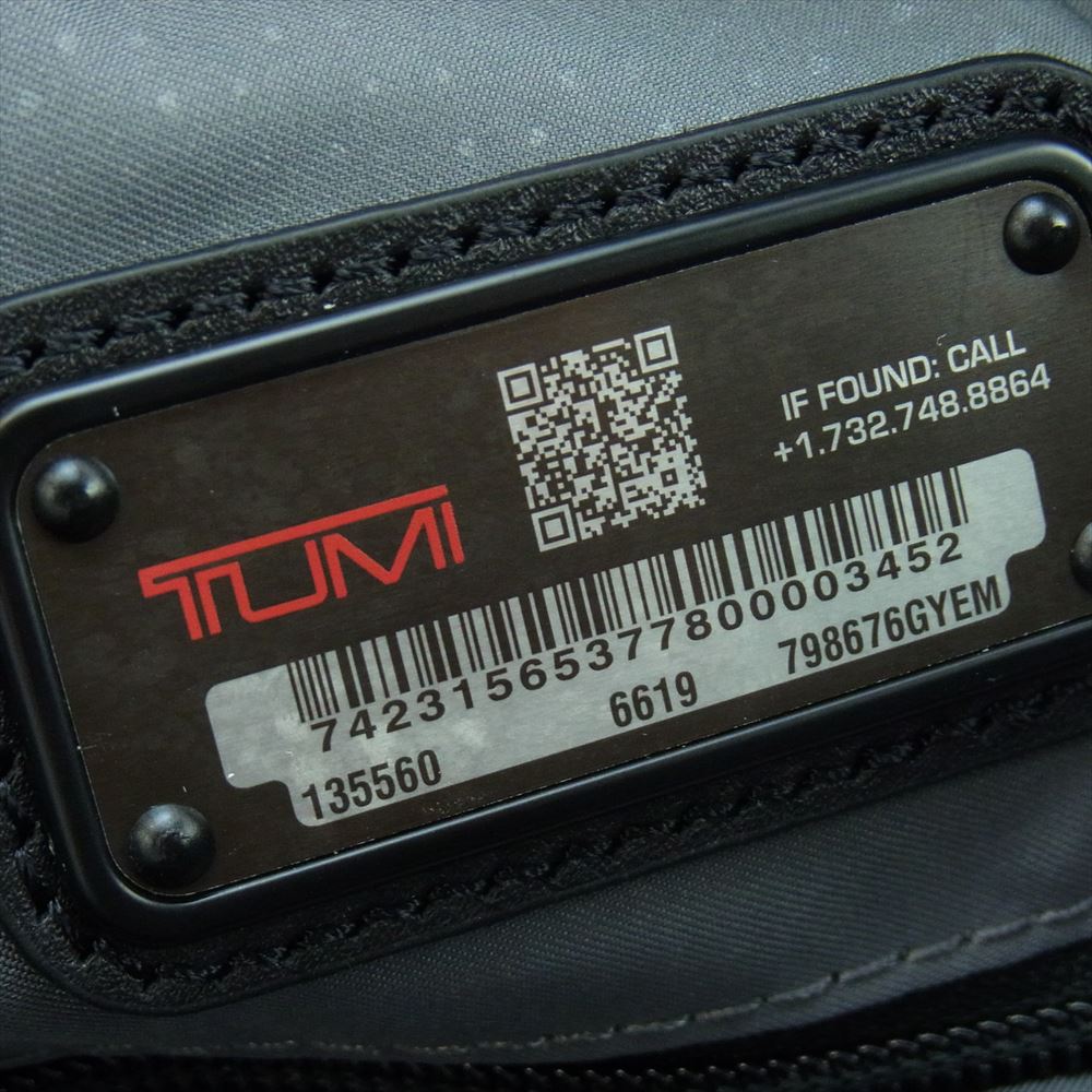TUMI トゥミ 798676 購入証明書カード付 NOTTAWAY ノタウェイ バック パック リュック グレー系【中古】