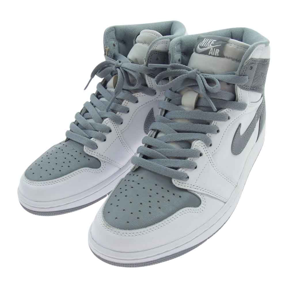 NIKE ナイキ 555088-037 Air Jordan 1 High OG Stealth エアジョーダン1 ハイ OG ステルス スニーカー グレー系 27cm【美品】【中古】