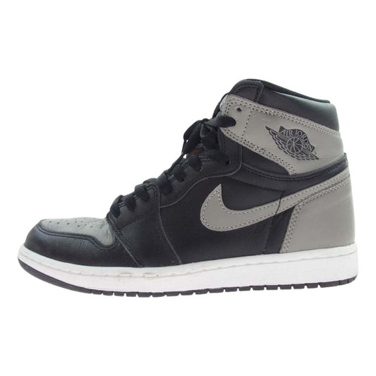 NIKE ナイキ 555088-013 Air Jordan 1 Retro High OG Shadow 2018 エアジョーダン1 レトロ ハイ OG シャドウ スニーカー ブラック系 26.5cm【中古】