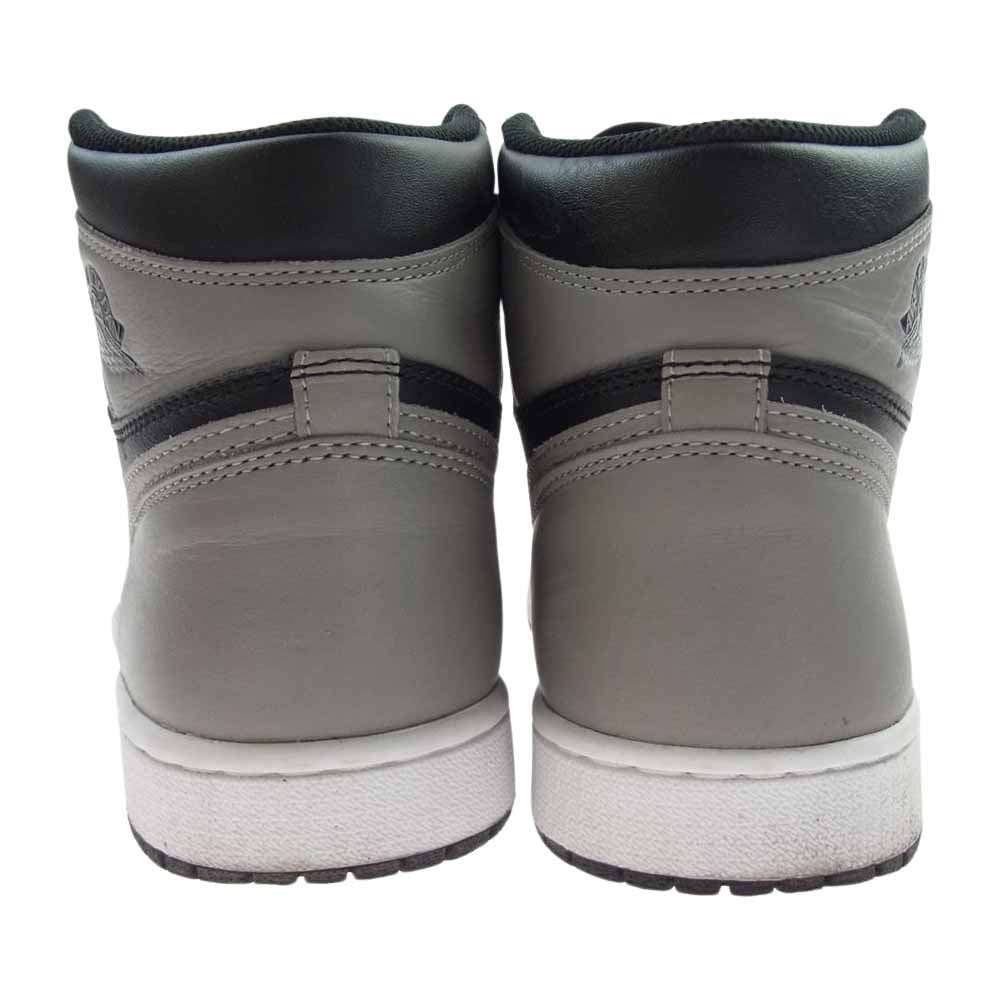 NIKE ナイキ 555088-013 Air Jordan 1 Retro High OG Shadow 2018 エアジョーダン1 レトロ ハイ OG シャドウ スニーカー ブラック系 26.5cm【中古】