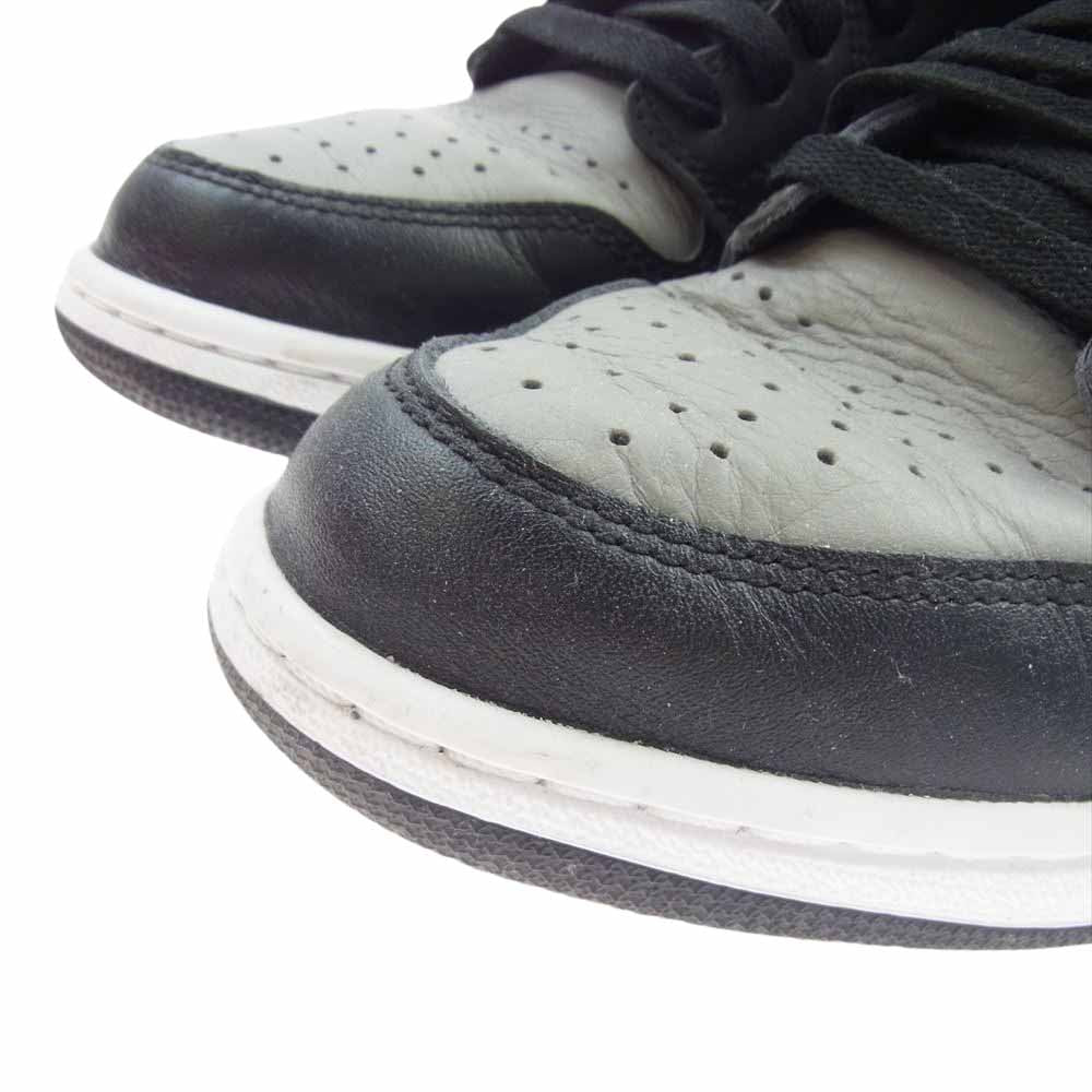 NIKE ナイキ 555088-013 Air Jordan 1 Retro High OG Shadow 2018 エアジョーダン1 レトロ ハイ OG シャドウ スニーカー ブラック系 26.5cm【中古】