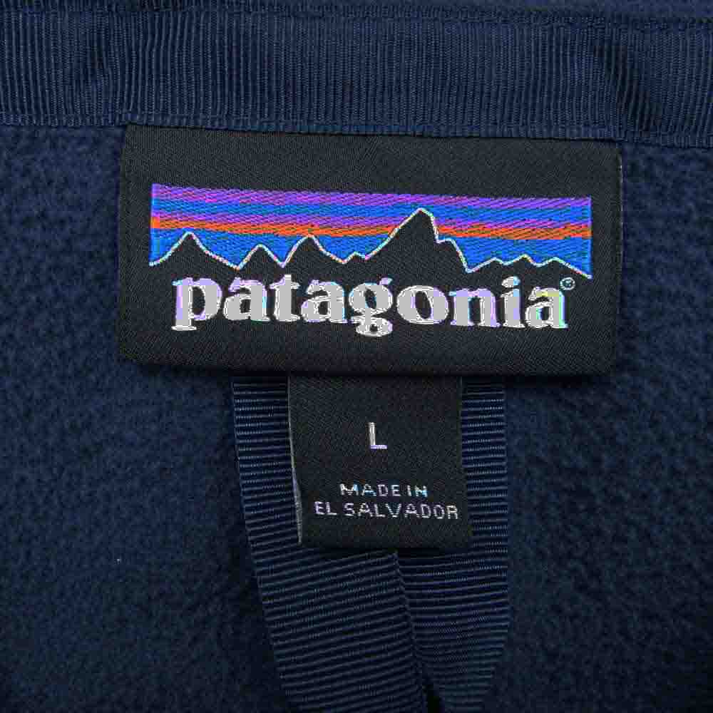 patagonia パタゴニア 26171 マイクロD フリース ジップアップ ジャケット ネイビー系 L【中古】