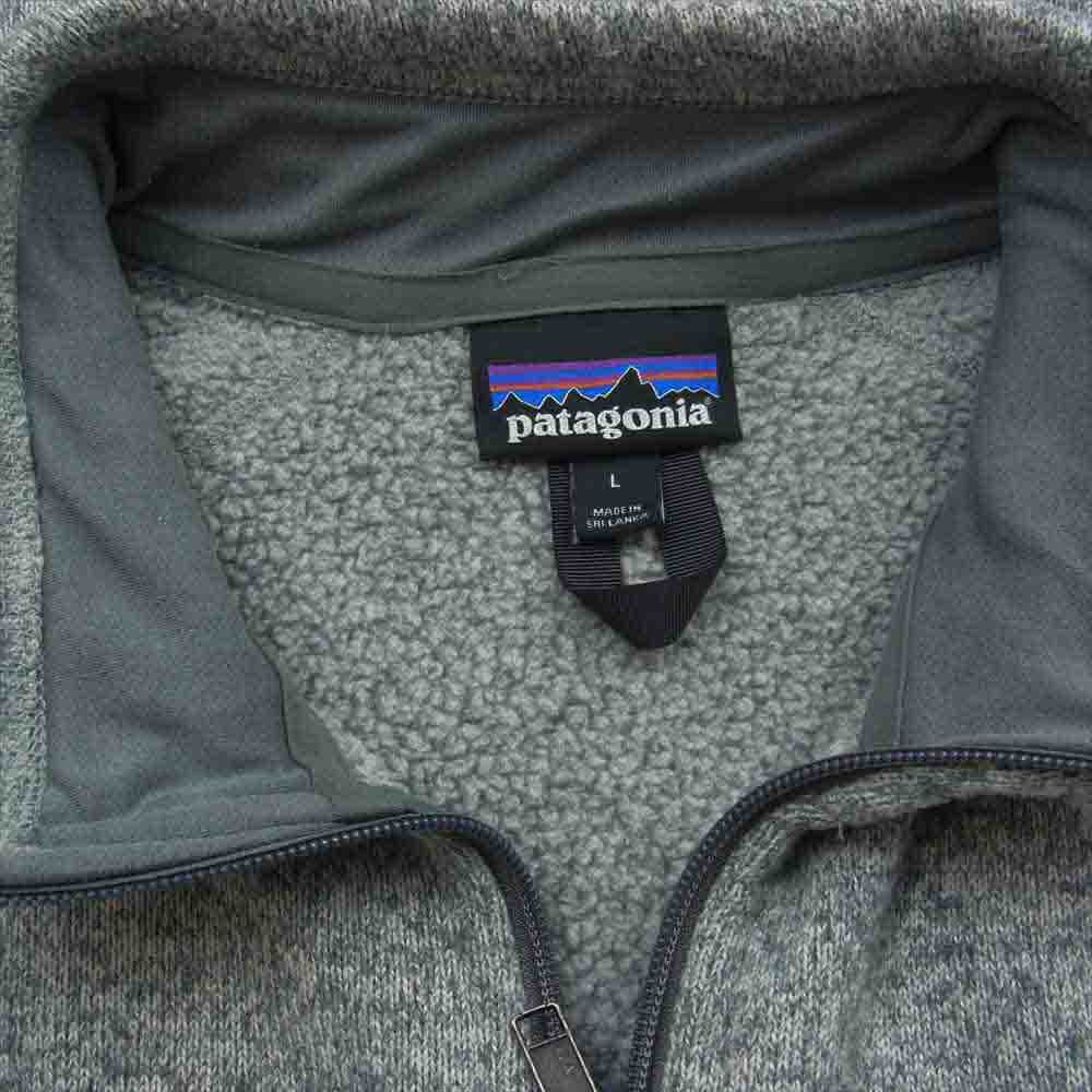 patagonia パタゴニア 25527 ベター セーター フリース ジャケット グレー系 L【中古】