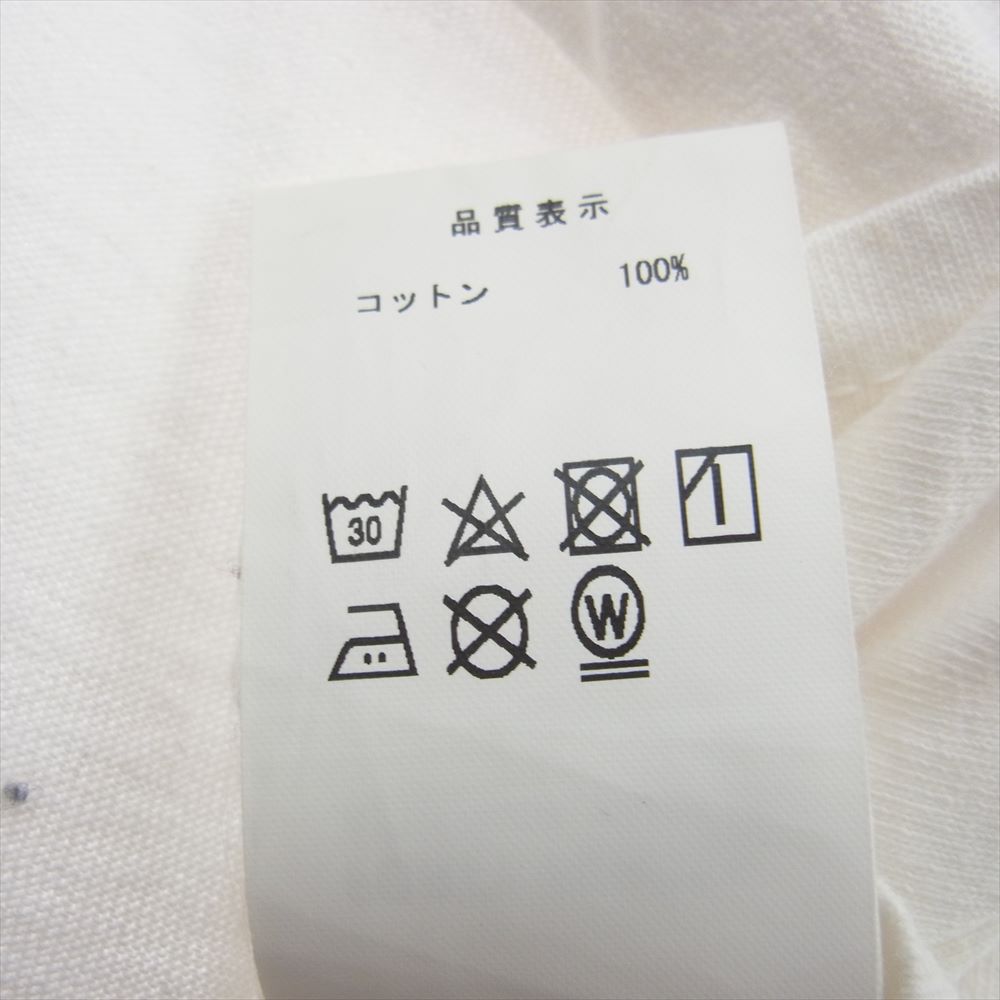 フォーティーパーセント アゲインストライツ  ボックス プリント 半袖 Tシャツ カットソー ホワイト系 XL【中古】