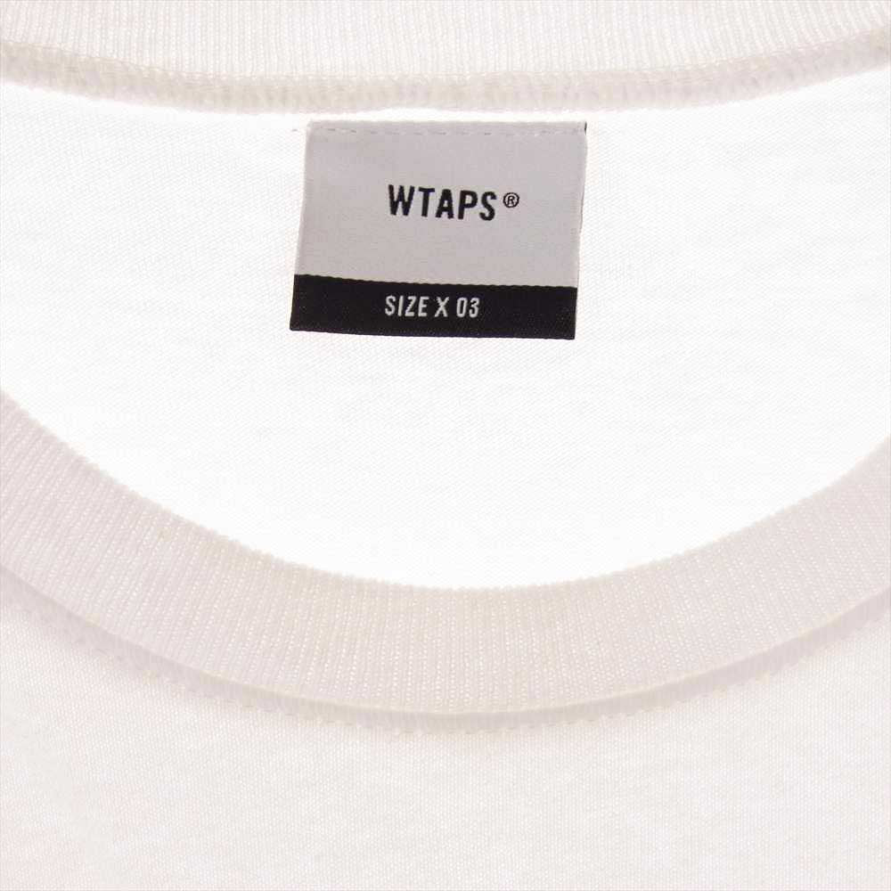 WTAPS ダブルタップス 20SS 201ATDT-CSM06 BLANK SS 05 USA TEE  ブランク 半袖 Tシャツ カットソー ホワイト系 X03【中古】