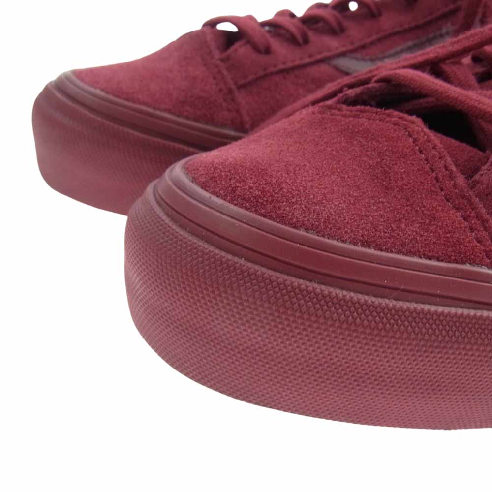 WTAPS ダブルタップス 15AW 152BWVND-FWM03S VANS バンス OG Style 36LX オールドスクール ローカット スニーカー ワインレッド系 29cm【中古】