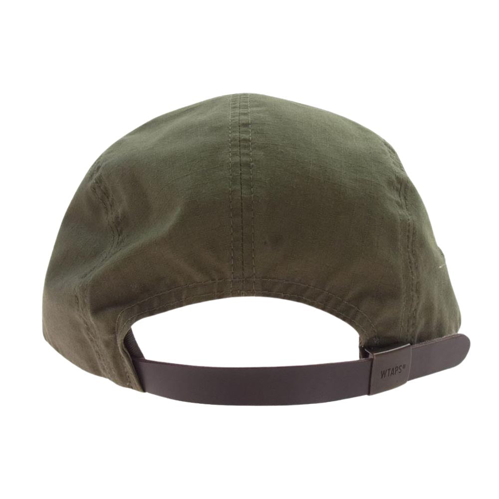 WTAPS ダブルタップス 18AW 182HCDT-HT02 T 5 02 CAP ロゴ ミリタリー キャップ 帽子 モスグリーン系 X 00【中古】