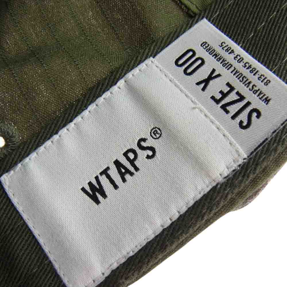 WTAPS ダブルタップス 18AW 182HCDT-HT02 T 5 02 CAP ロゴ ミリタリー キャップ 帽子 モスグリーン系 X 00【中古】