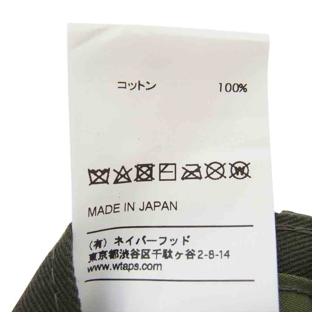 WTAPS ダブルタップス 18AW 182HCDT-HT02 T 5 02 CAP ロゴ ミリタリー キャップ 帽子 モスグリーン系 X 00【中古】