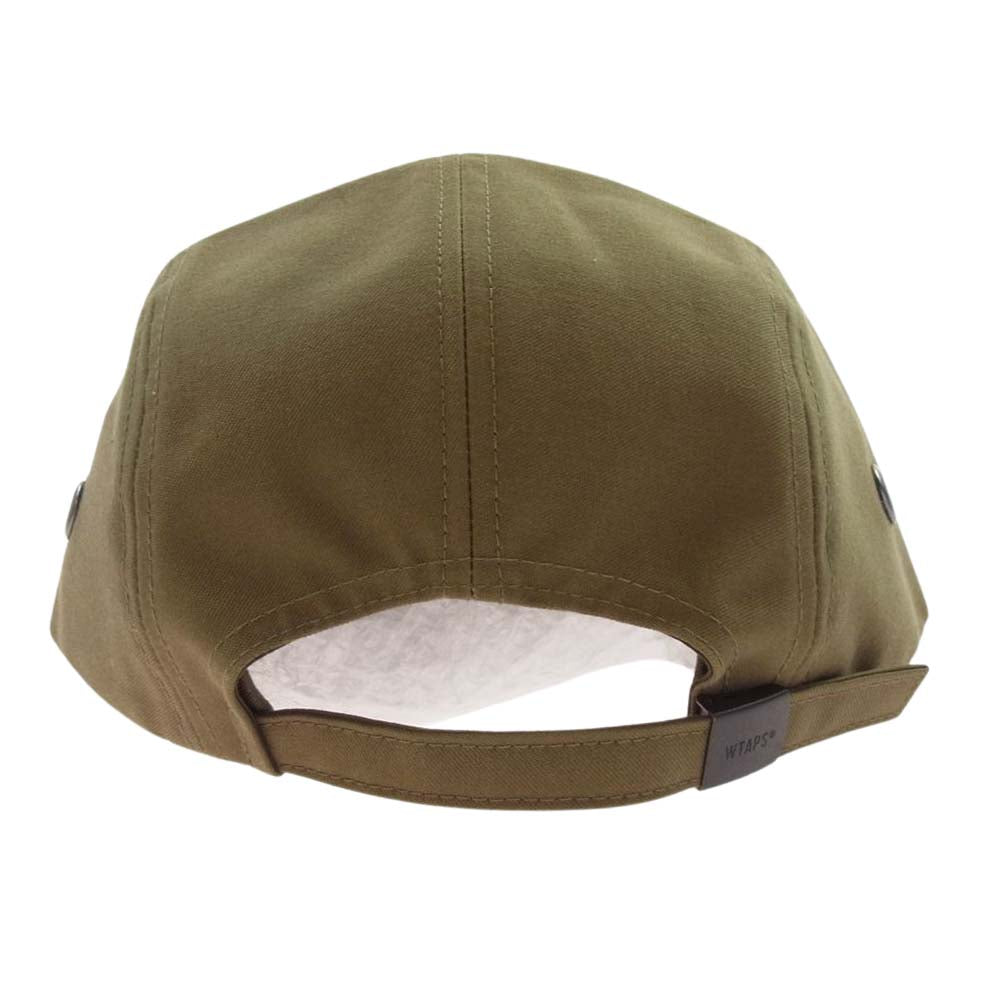 WTAPS ダブルタップス 21SS 211HCDT-HT01 T-5 01 CAP COTTON SATIN ロゴ キャップ 帽子 モスグリーン系 X 00【中古】