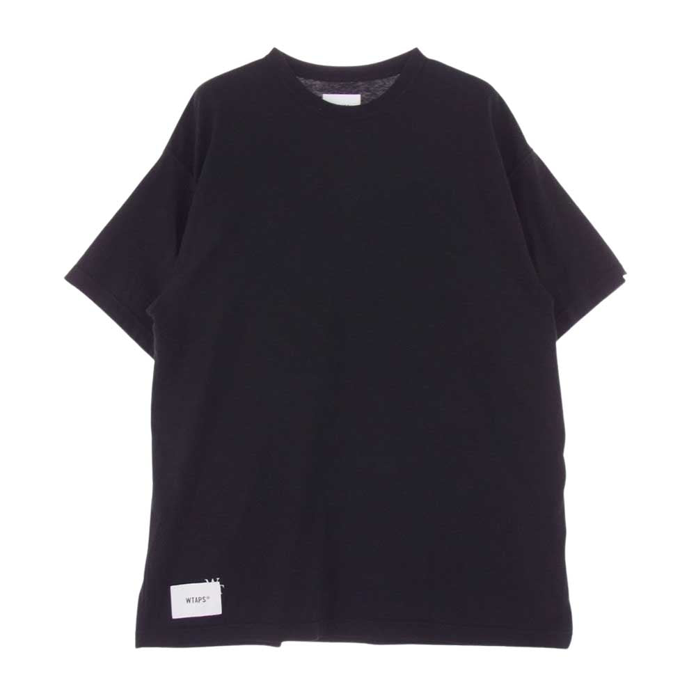 WTAPS ダブルタップス 23SS 231ATDT-CSM40 AII SS COTTON LEAGUE 半袖 Tシャツ カットソー ブラック系 X03【中古】