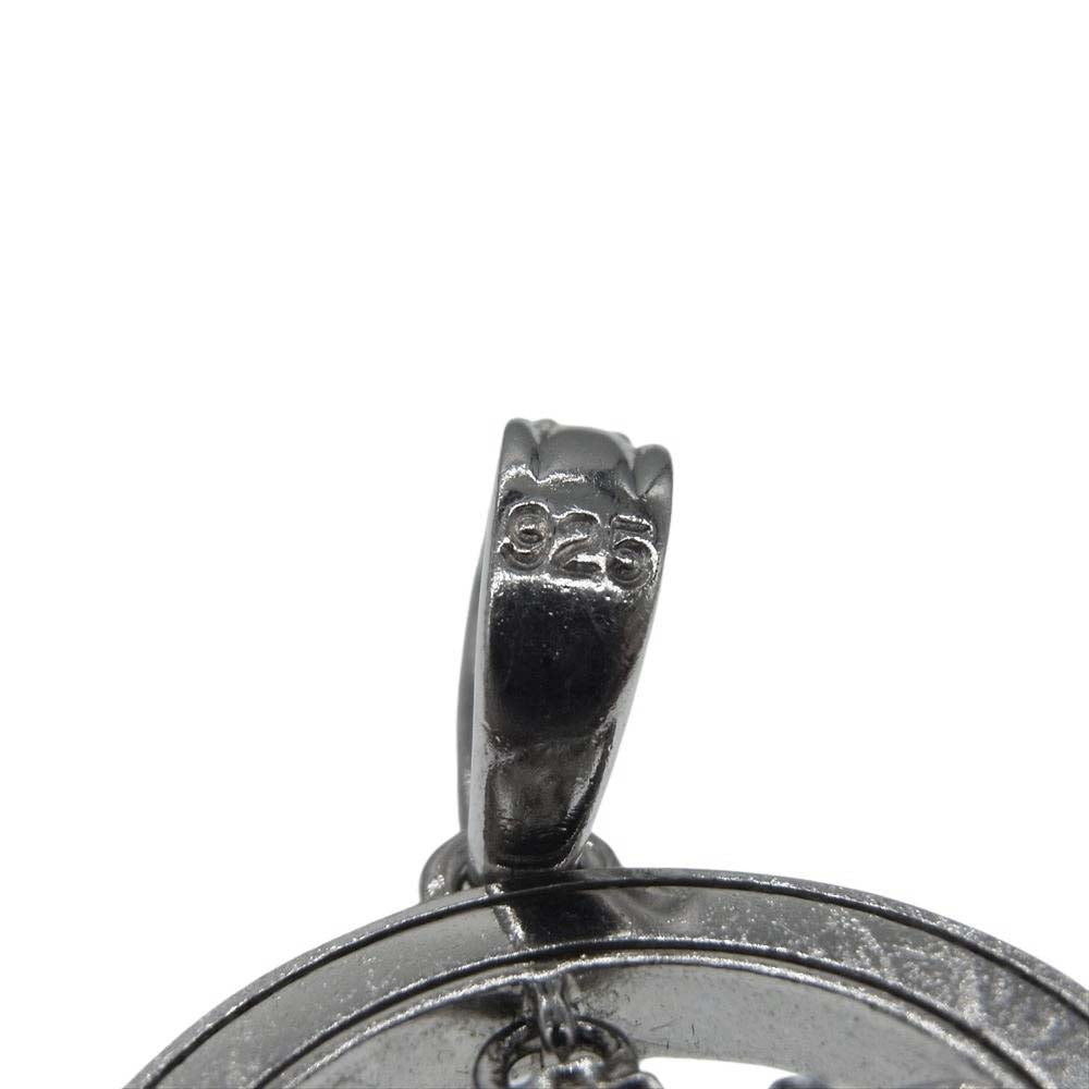 Justin Davis ジャスティンデイビス SPJ177  ST.MARTIN PENDANT クラウン サークル ペンダントトップ シルバー系【中古】