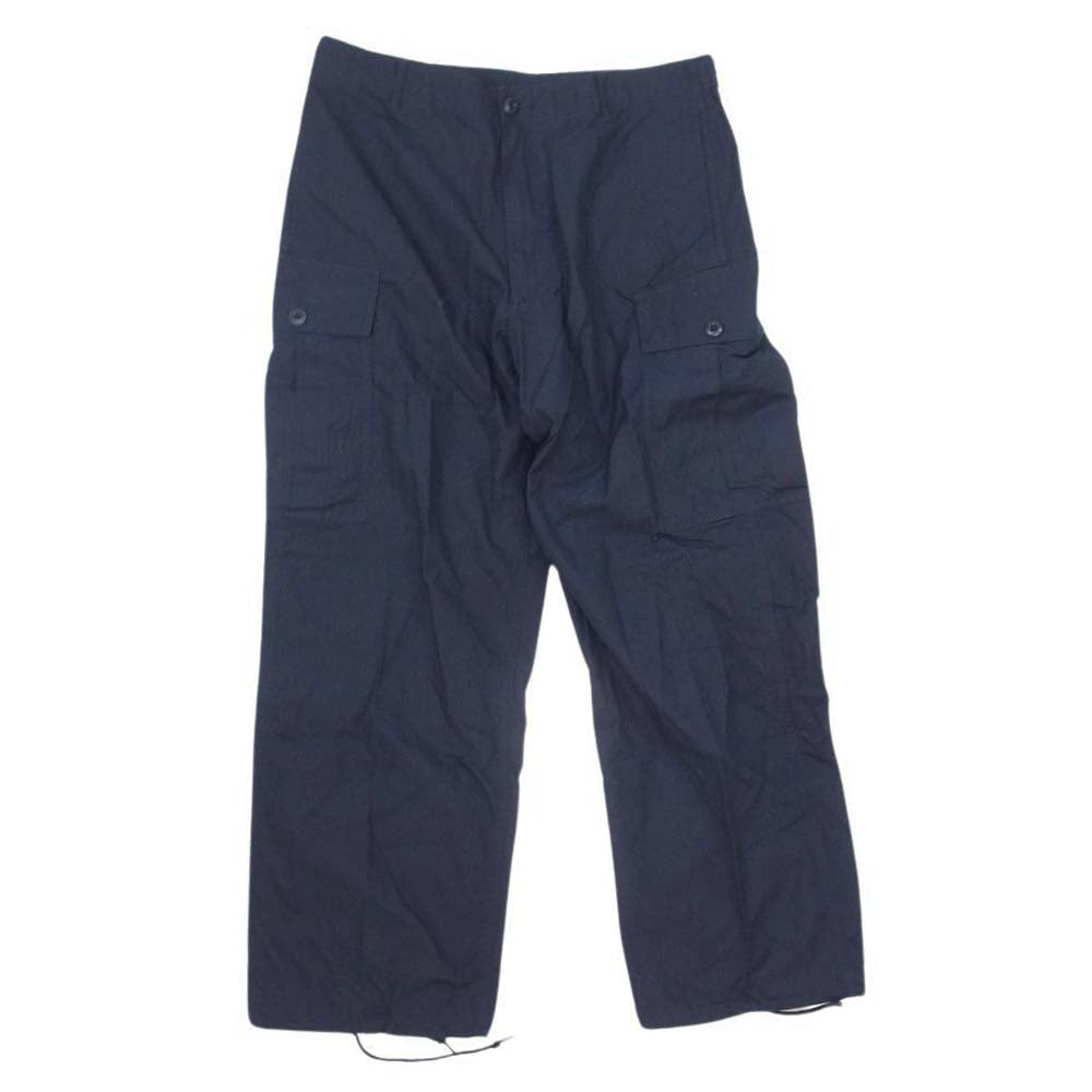 BEAMS ビームス 38-24-0081-803 PLUS MIL 6 Pocket 80/3 Ripstop ミリタリー リップストップ カーゴ パンツ ネイビー ネイビー系 M【中古】